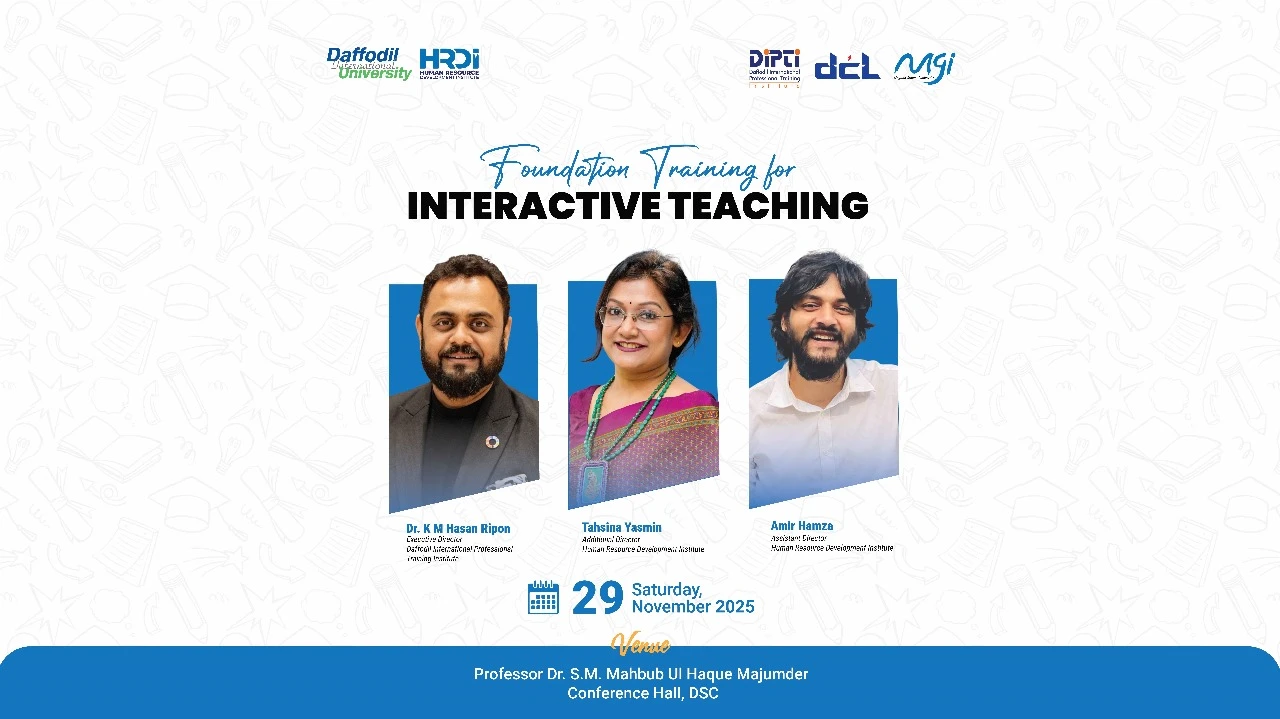 𝐅𝐨𝐮𝐧𝐝𝐚𝐭𝐢𝐨𝐧 𝐓𝐫𝐚𝐢𝐧𝐢𝐧𝐠 𝐟𝐨𝐫 𝐈𝐧𝐭𝐞𝐫𝐚𝐜𝐭𝐢𝐯𝐞 𝐓𝐞𝐚𝐜𝐡𝐢𝐧𝐠